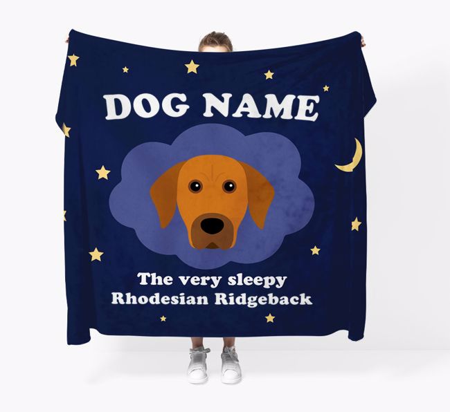 'The Very Sleepy...' - Personalised {breedFullName} Blanket